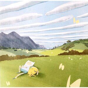 2014 Adventure Time Cartoon Poster Summer Time Phil Ryder 16 x 11" DWJJ8